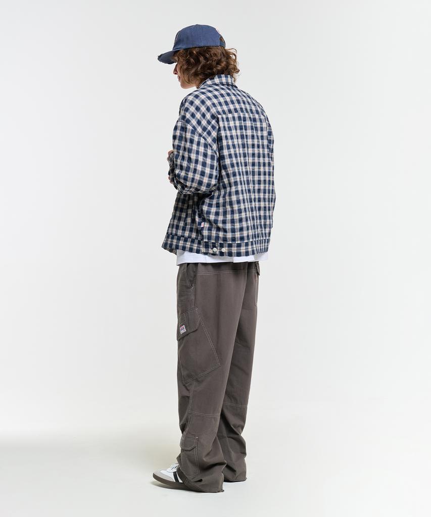AECA Washed Multi Cargo Pants-Charcoal