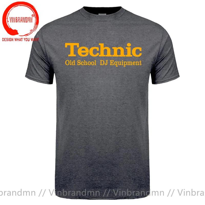 New Summer Classic T Shirt Technics Old School Dj Equipunisext Tshirts Graphic Clothing Short Sleeves Tshirt Cotton Tops Tee Shirt