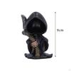 Statue Halloween Figurine Accent Ornaments, Holy Death, Santa Muerte Holding for Festival, Bedroom
