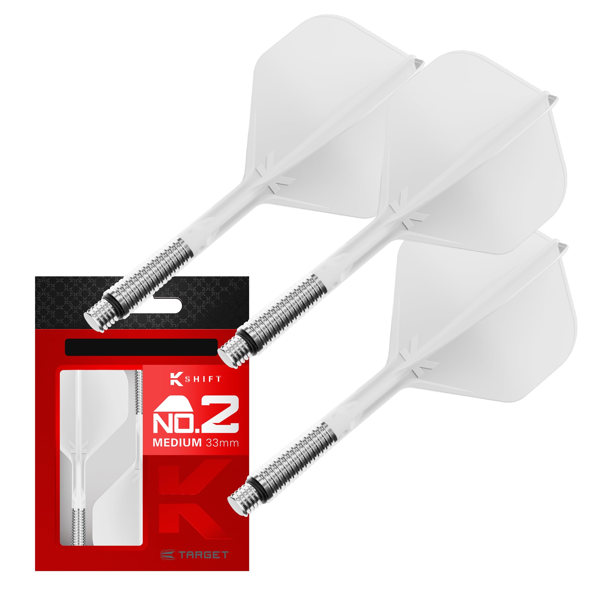 Target K-SHIFT FLIGHT K Shift Flight & Shaft System Shift Spin Base dart accessory NO2 standard white 33mm белый