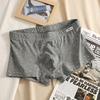 Men Boxer Underwear Elastic High Waist Floral Print Shorts Briefs Loose Fit Breathable Panties Big Size Cotton Male Daily Wear