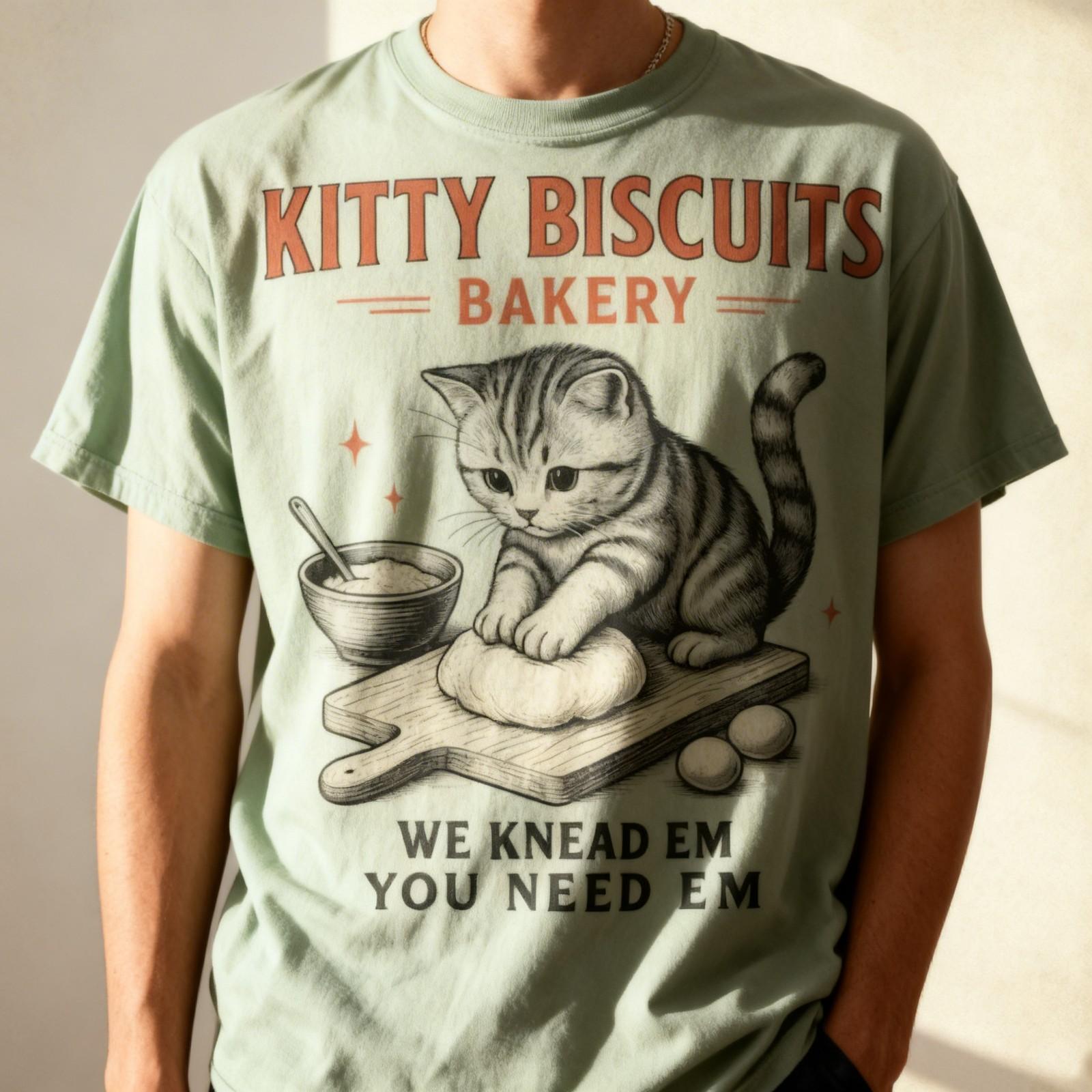 Funny Cat Shirt Sourdough Shirt Cat Meme Shirt Cat T Shirt Biscuit Shirt Unisex T-Shirt XXXXL