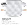Snow Cover For Easy Storage Sun-resistant Anti-Frost with Magnets Car Windshield Foldable Universal Auto SUV