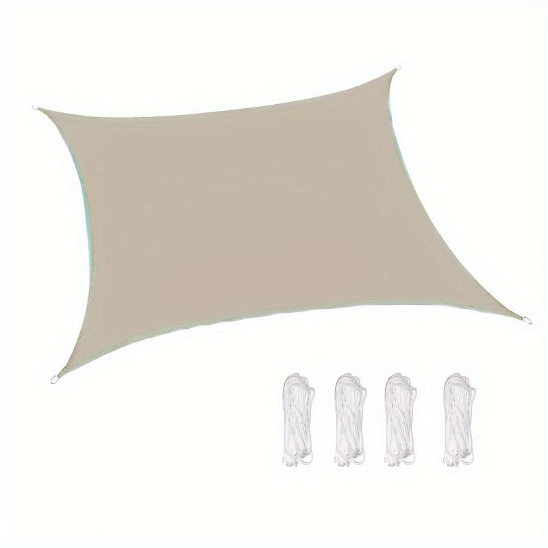 1pc UV Protection Sunshade Sail Oxford Cloth Rectangle Awning with Cooling Effect, Durable & Breathable Canopy for Patio Garden,Poolside
