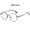 2023 Korean Style Ultra-light Titanium Round Glasses with Exquisite Crotone Temple