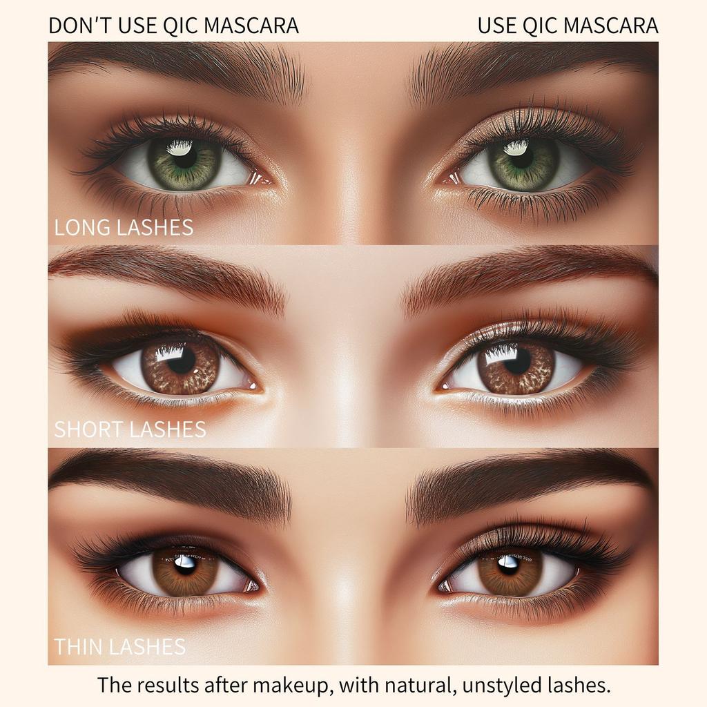 New Mascara Makeup High Heels Mascara Waterproof Non-Smudging 4D Plump Curl