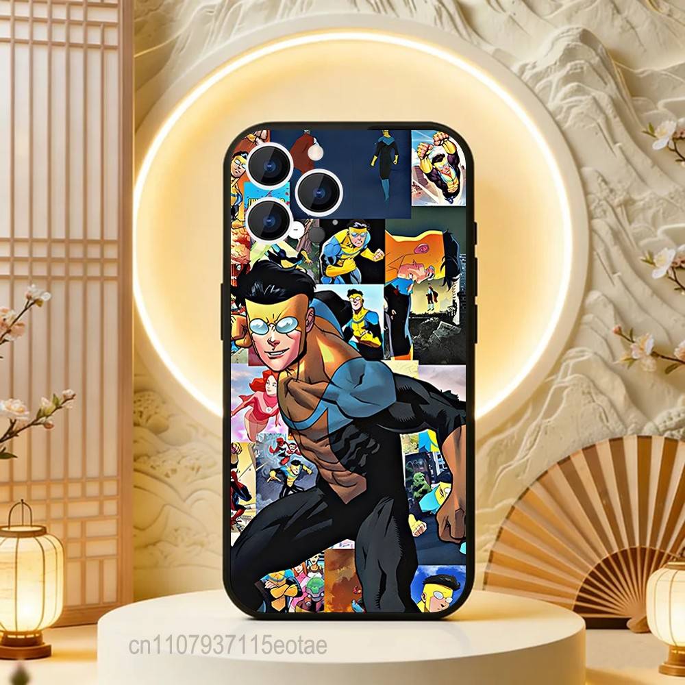 Adult animation l-Invincible  For iPhone 12,16,13,14,15,17,11,Pro,Max,Plus,E,Air,Mini TPU Soft to Skin-friendly phone case