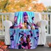 KPOP Hunter Flannel Blanket Soft Warm All-Season Throw, Design for Camping, Car Travel, Hiking Sofa, Bed, Office Perfect Gift for Parties