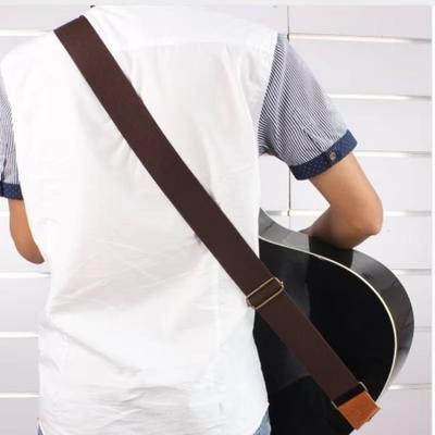 1 Pcs Guitar Strap Adjustable Pure Cotton Strap for Acoustic Electric Bass Guitar Musical Accessories Optional Picks