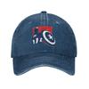 BatUnisex  Baseball Cap Vintage Distressed Denim  Snapback Hat Unisex Women Outdoor All Seasons Travel Adjustable Caps Hat