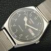 VINTAGE SEIKO 5 AUTOMATIC JAPAN 6309A MENS ARABIC BLACK DIAL WATCH A701319-5 R206a-a701319