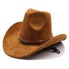 Cowboy Hat With Chain And Starry Sky Compass For Western Style Men And Women