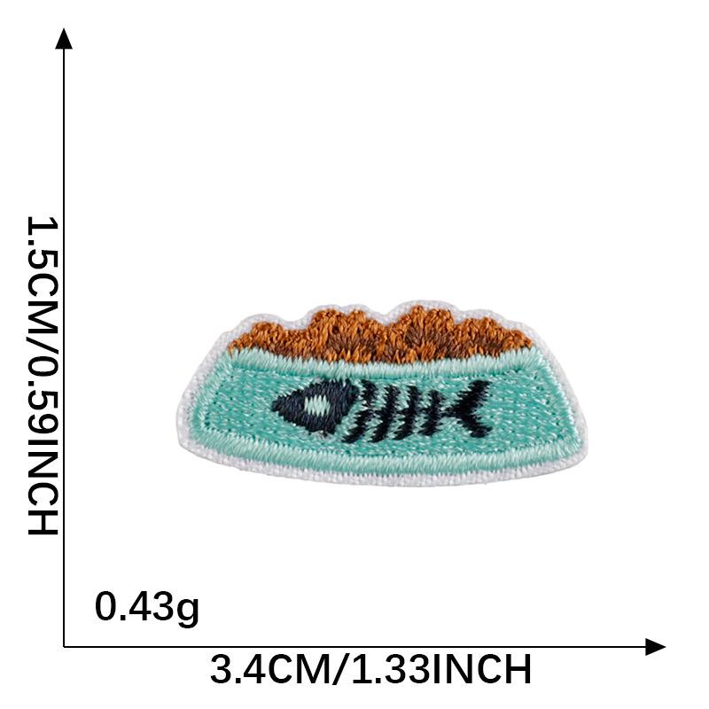 Cartoon Animal & Fruit Embroidered Patch for DIY Accessories and Handbooks