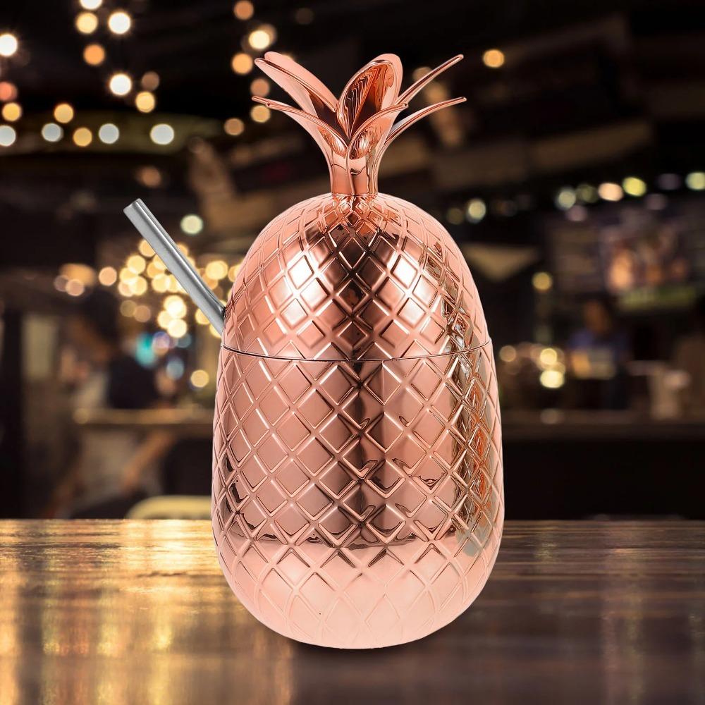 Plastic Pineapple Cocktail Cups Cute Drink Cup Drinkware Mug Beer Mugs Party Favors