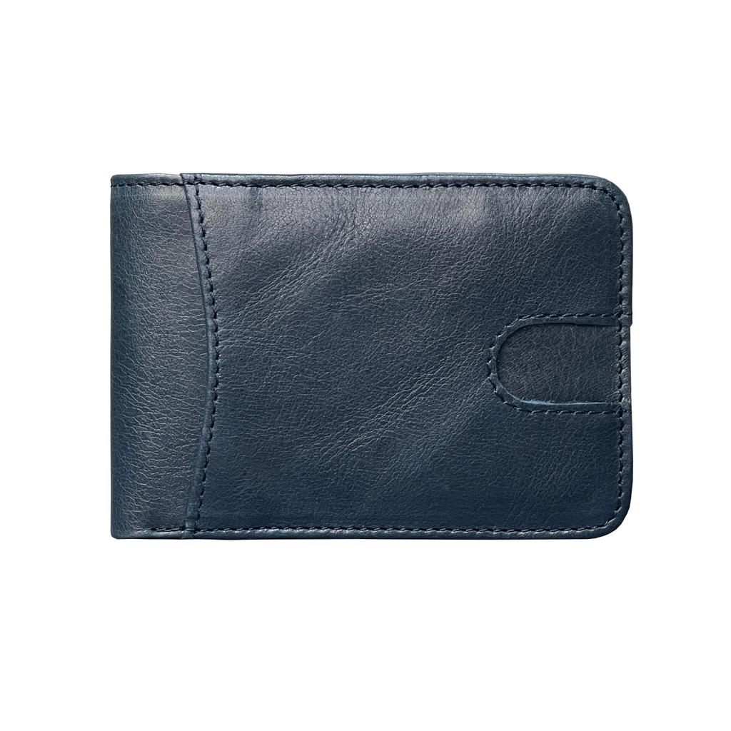 Geestock Leather Men's Wallet Retro Casual Short Oil Wax Leather Wallet Clip Card Bag Lightweight Card Holder Coin Purse Daily