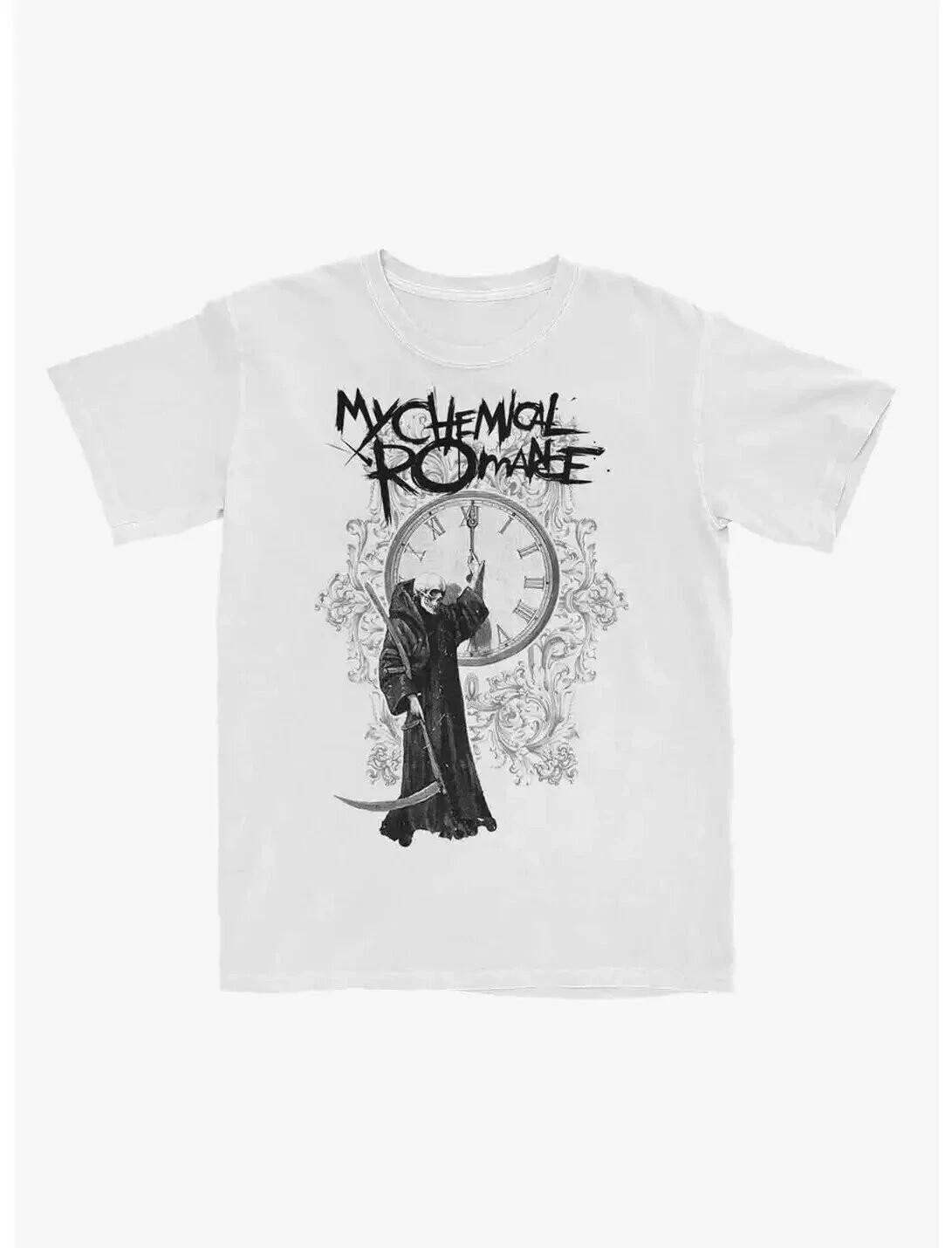 NEW! My Chemical Romance Grim Reaper Clock T-Shirt Size S to 5XL S