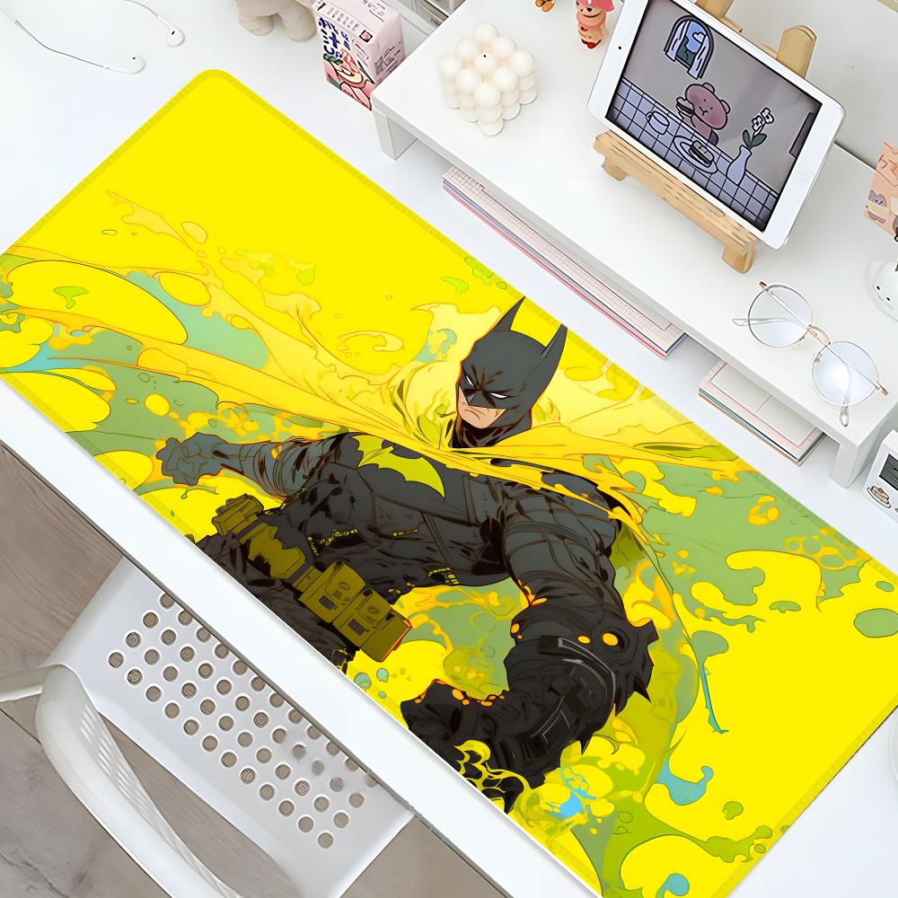 B-BatmanS Mouse Pad Gaming Locking Edge Big Computer Gamer Large Rubber Anime Art Mousepad Laptop Desk Mat