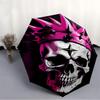 1pc Crown Skull Automatic Folding Umbrella - 8-Rib Compact Travel Umbrella Durable & Portable for Outdoor Use, Perfect Gift for Birthdays037