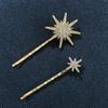 Luxury Crystal Snowflake Hairpins Barrettes Women Fashion Girls Hair Clip Pins Hairgrip Rhinestone Moon Star Hair Accessories