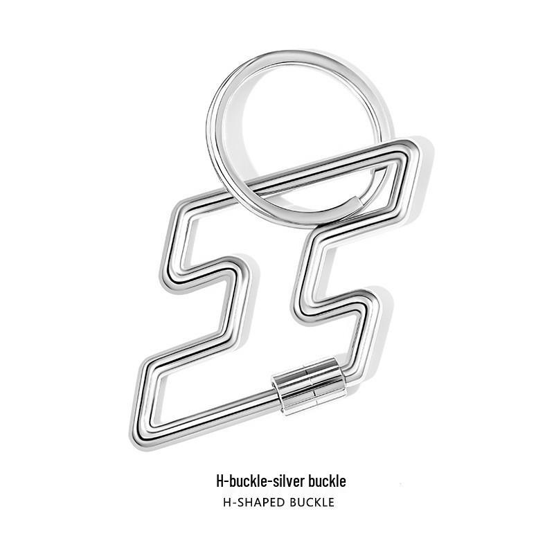 H Family Lindy & Evelyn Bolide Shoulder Strap with Horse Head Buckle, Adjustable Bag Pendant, and Keychain