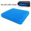 Gel Seat Cushion For Office And Car Cooling Summer Gel Padding With Nylon Cover