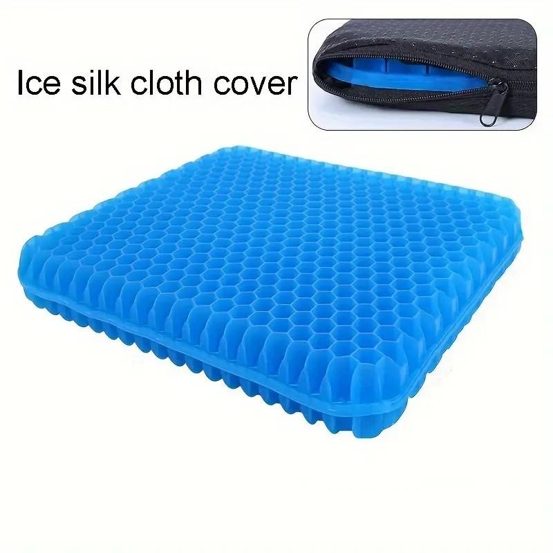 Gel Seat Cushion For Office And Car Cooling Summer Gel Padding With Nylon Cover