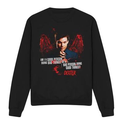 Dexter Unisex Adult Good Bad Sweatshirt