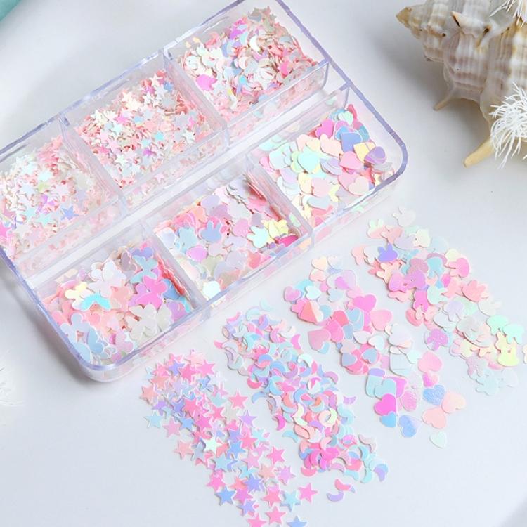 Nail Glitter Sequins Mix Manicure Decoration Sparkling Sequins for DIY Nail Art
