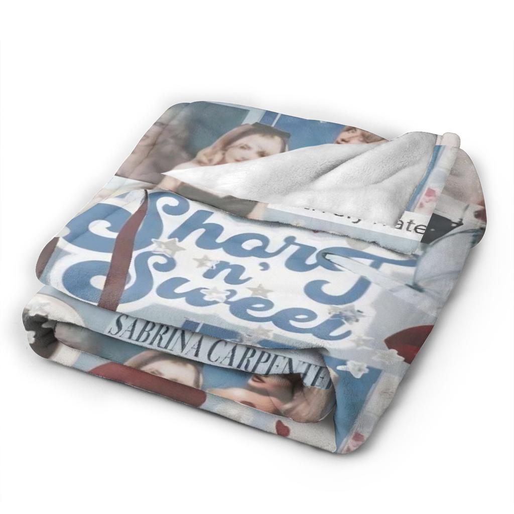 Sabrina Carpenter American Singer Blanket Decorative Flannel Bedding Throws For Living Room Super Warm Quality Bedspread Gift