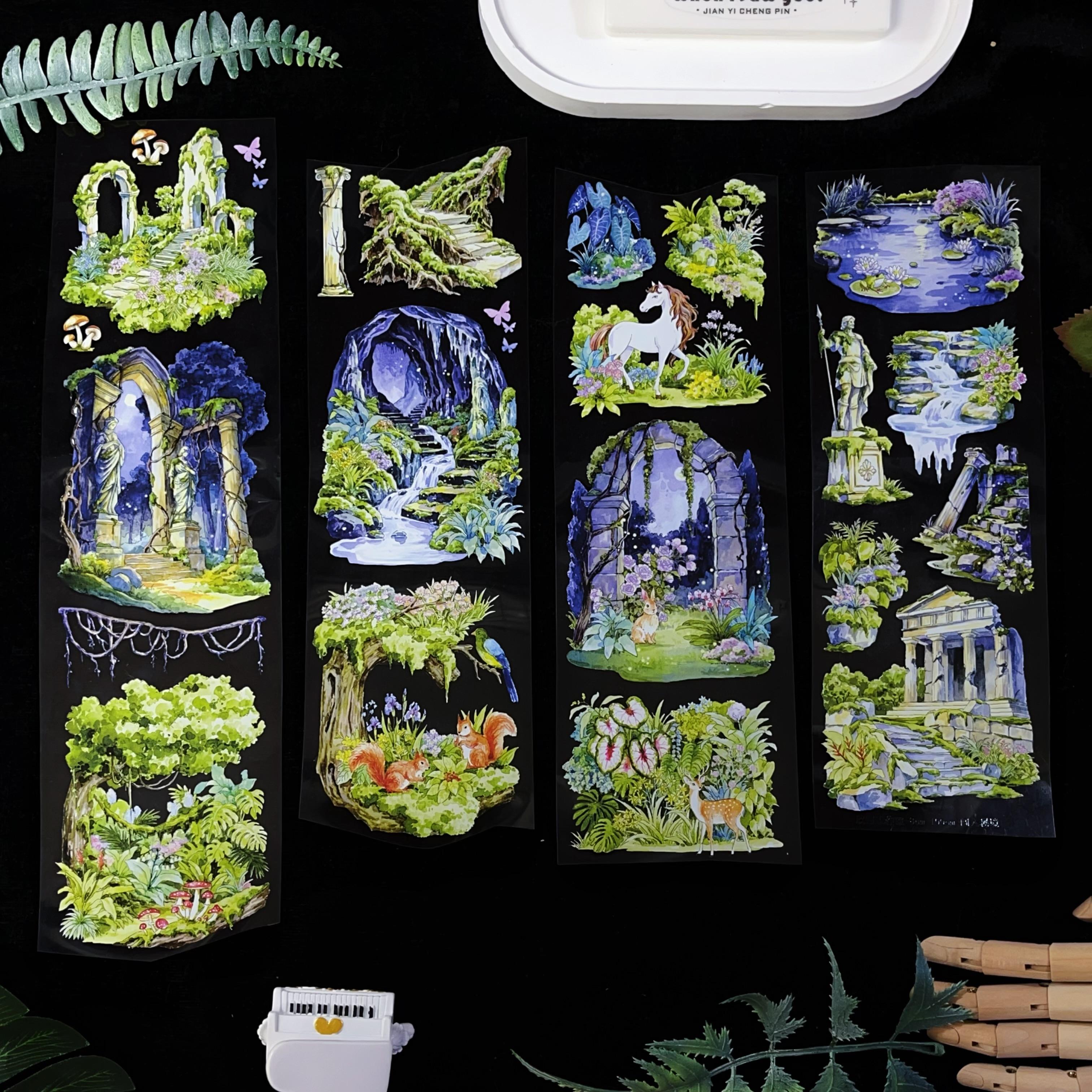 Many New Nature Landscape Village Washi PET Tape Xintian 3loops-3meter