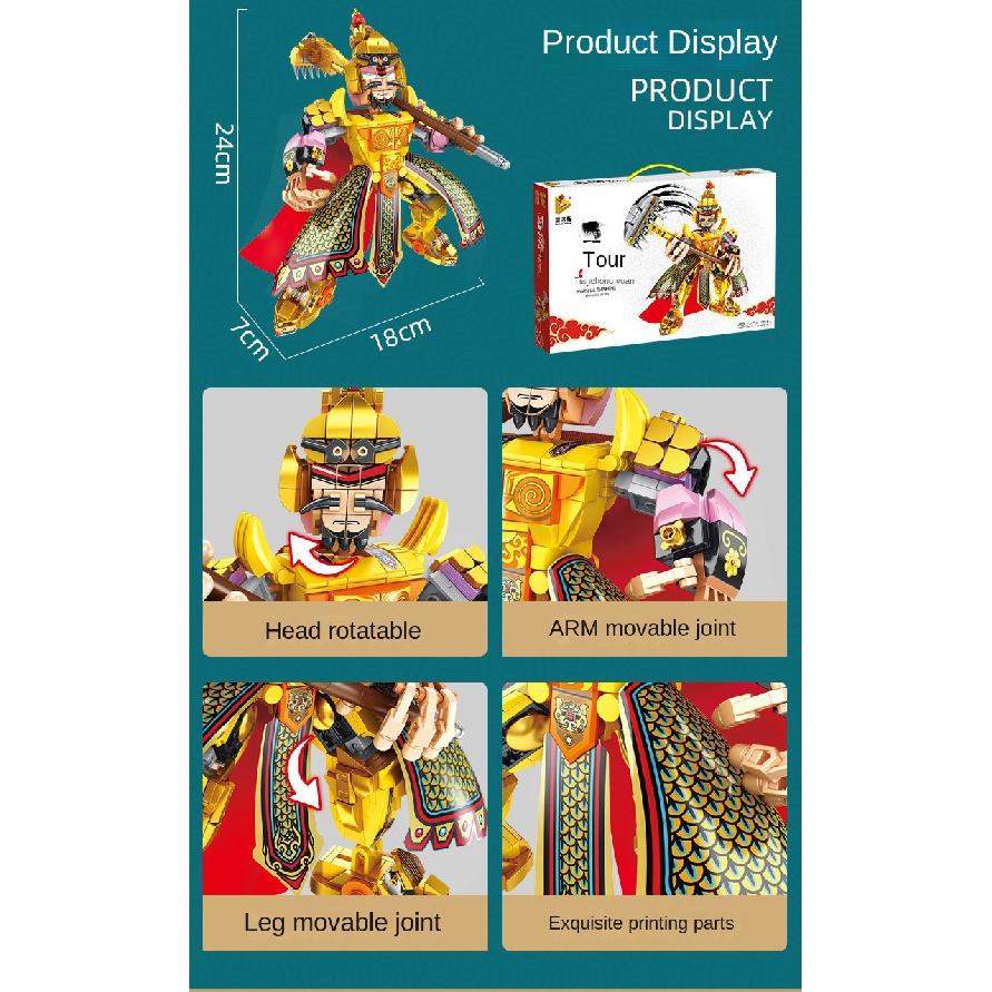 Chinese-Style Puzzle Building Blocks