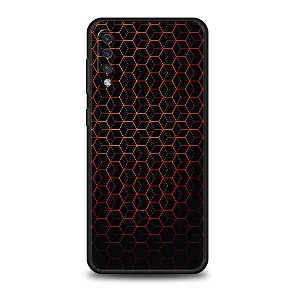 Honeycomb Pattern Phone Case For Samsung A26 A36 A56 A54 A52 A50 A70 A40 A12 A14 A16 A22 A24 A42 A34 A32 5G A04s A06 5G Cover