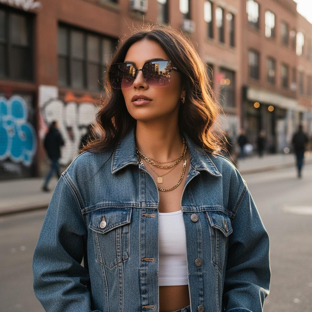 New metal polygon large frame sunglasses European and American style retro sunglasses women's high-end half-frame sunglasses