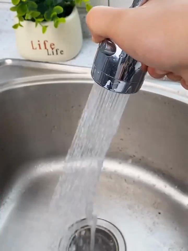 Two-speed Foamer, 1pc Kitchen Faucet Splash-proof Artifact Universal Rotatable Vegetable Washing Basin Replacement Universal Connectable