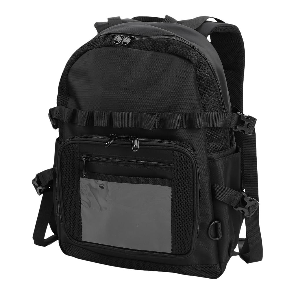 Tool Backpack Heavy Duty 1680D Oxford Fabric Water Proof Hard Wearing Electrician Tool Bag for Plumber Repair Worker