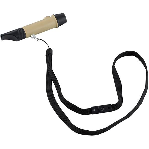 Elecom De Kd03be [flashLight Led Light Lantern Disaster Relief Whistle Small Battery Operated Waterproof Dustproof Ip44 Beige]