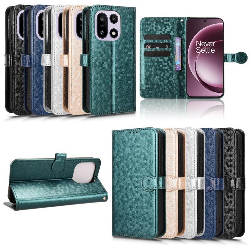 OnePlus 15 PLK110 Polka Dot Flip Phone Case - Protective Cover