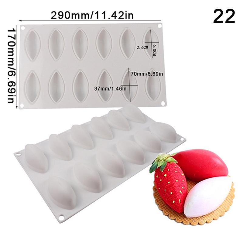 1 Stuks Ananas Peer Perzik Fruit Serie Taart Siliconen Vorm Mango Sinaasappel Bakken Mousse Vorm Aardbei Franse Dessert Mousse Vorm