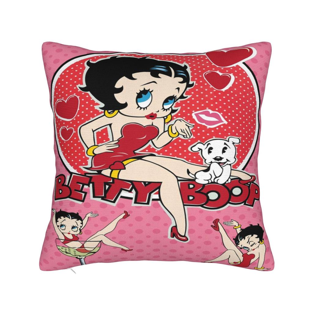 B-boopes b-bettyes Povlak na polštář Produktový potisk na povlak na polštář Povlaky na polštáře Domácí dekorace Čtvercový Více velikostí