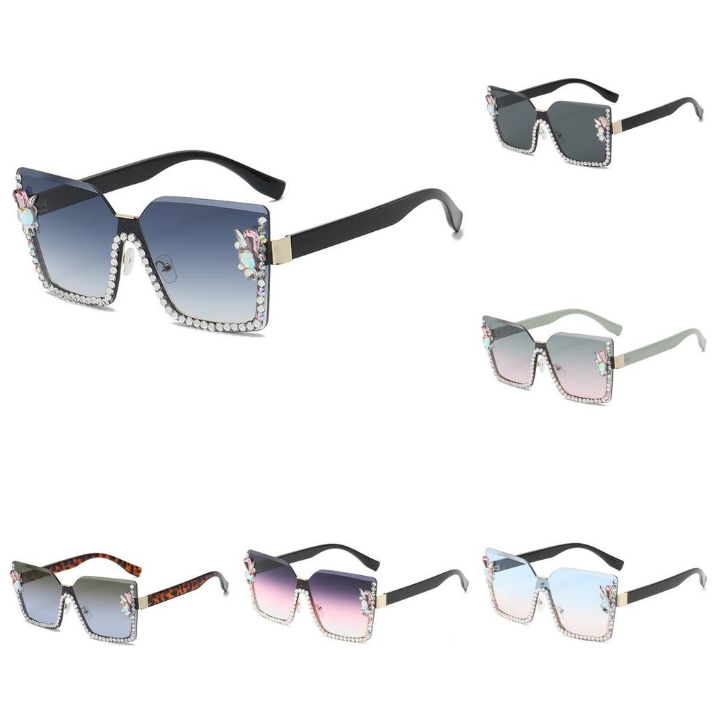 Gradient Elegant Casual Lens Resin Metal Sunglasses Summer Protection Uv