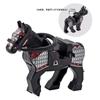 Three Kingdoms General Mounts Series War Horse Wide Edition Wavan Horse Liaoyuan Fire Children'S Assembling Building Block Toy Bag