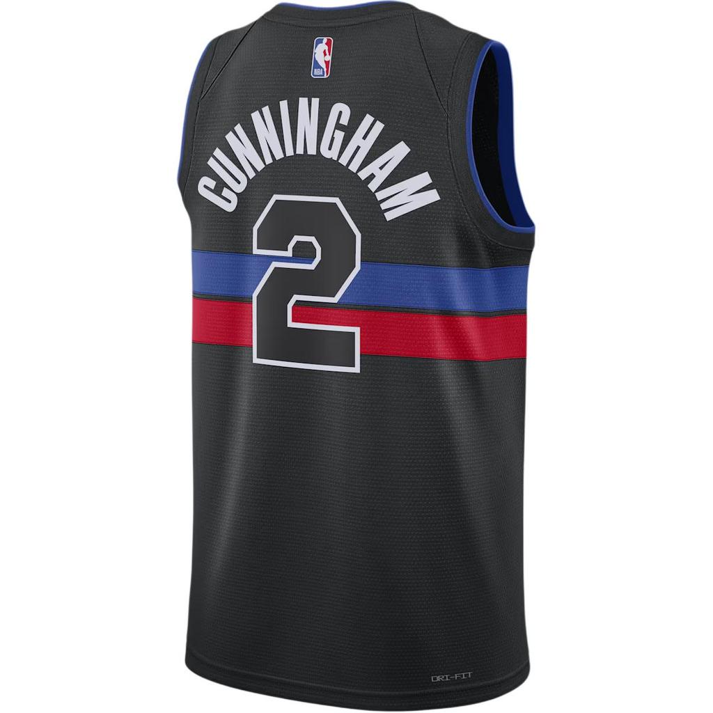 Jordan Dri-FIT NBA Swingman Cade Cunningham 2024/25 Statement Edition Crew Neck Sleeveless Basketball Jersey Men jersey FQ4718-010