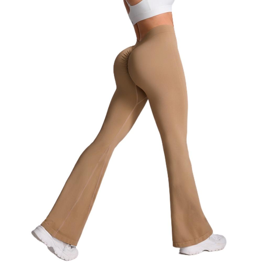 V-Waist Sports Fitness Leggings Hip-lifting Yoga Seamless Leggings Yoga Sports Pants  Girls