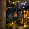 Gothic Style Bat Decorative Plate Iron Garden Decoration Home Decoration  Party Supplies