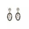 Water Drop-Shaped Pearl Earrings, Super Flash Fashion Women'S Niche Face, Thin Trend And Versatile Personality Earrings