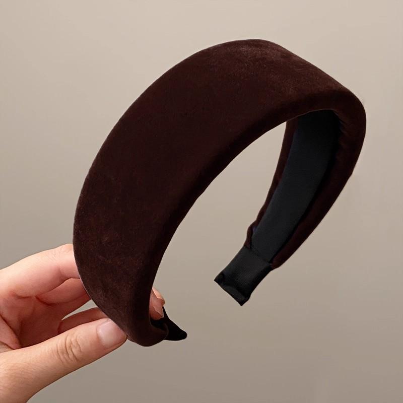 Elegant Solid Velvet Wide Hairband For Women Girls Sweet Hair Ornament Headband Hair Hoop Hair Band Hair Accessories