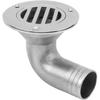 316 Stainless Steel Marine Elbow Drain Pipe – 32/38mm Split-Type & Solid-Type – Yacht Deck Drain – High-Gloss, Corrosion-Resistant