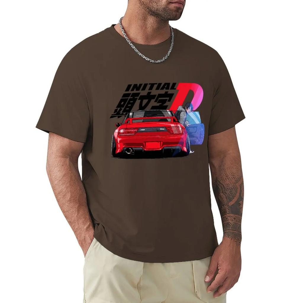 Initial D Movie T Shirt Harajuku Short Sleeve T-shirt 100% Cotton Graphics Tshirt Tops