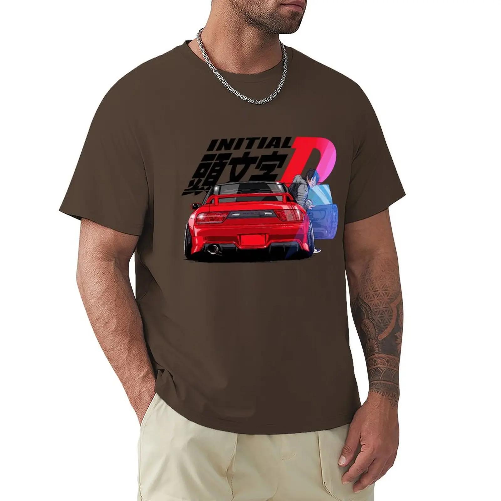 

Футболка Initial D Movie Харадзюку Футболка с коротким рукавом 100% хлопок Графическая футболка Топы XXXXXL розовый