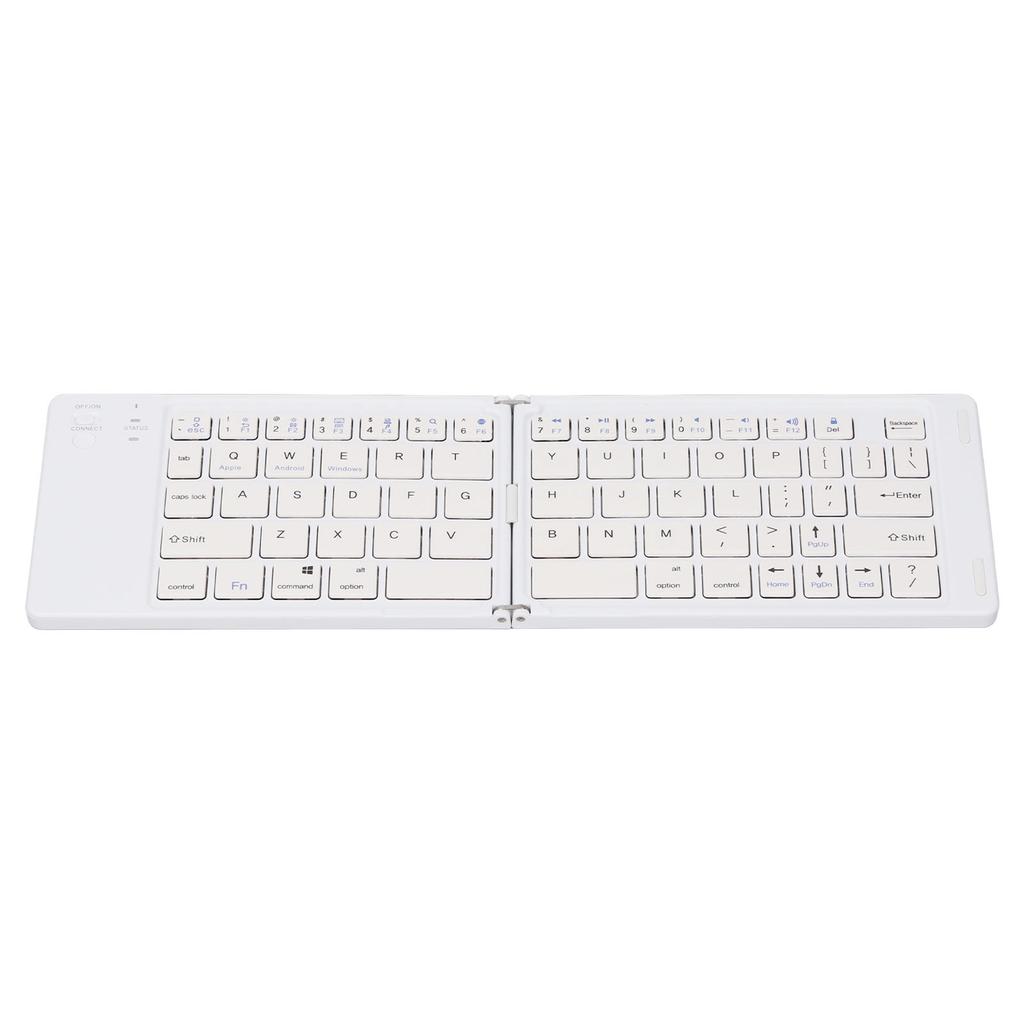 Foldable Bluetooth Keyboard Bluetooth 5.0 Rechargeable Magnetic Ultra Slim Portable Wireless